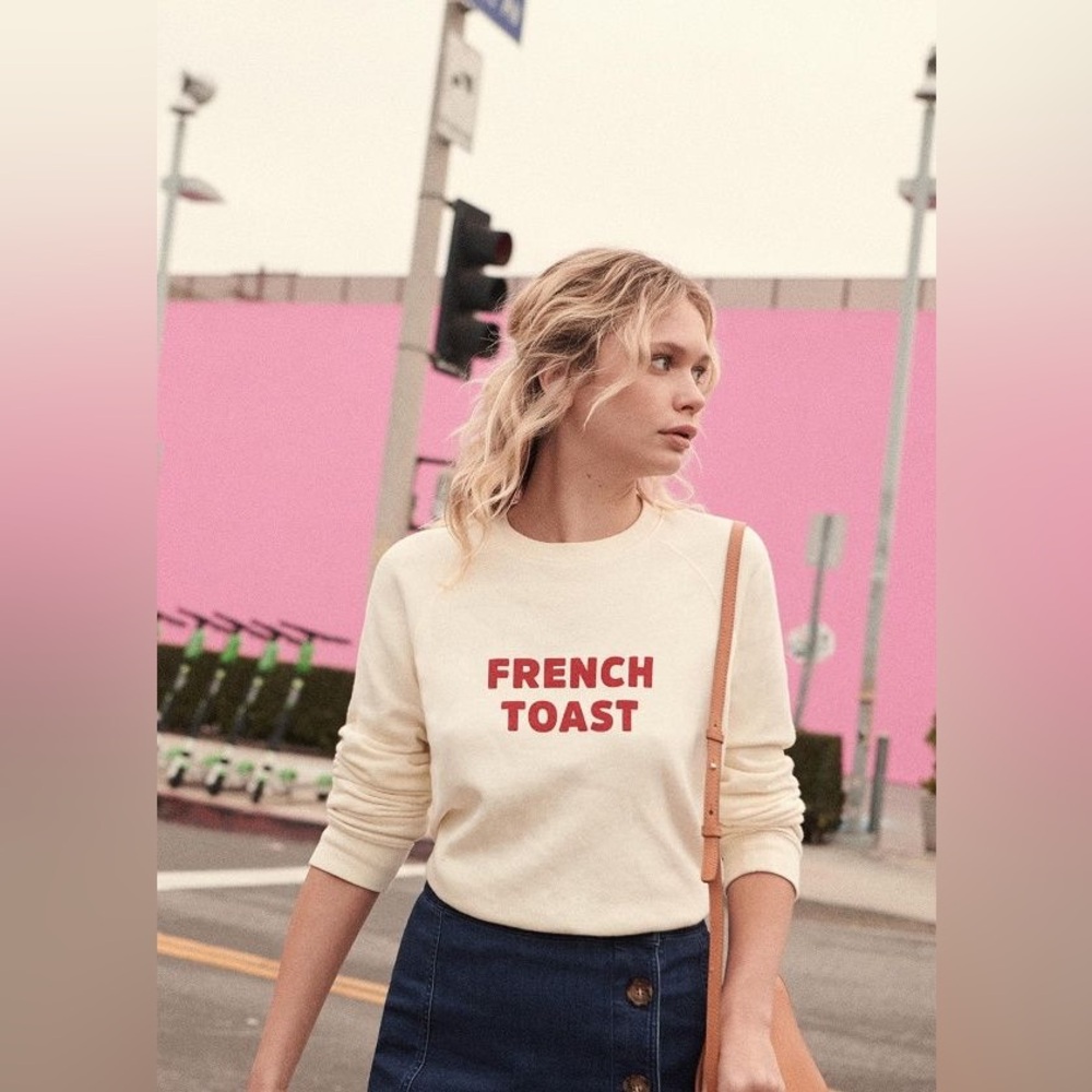 RARE Sezane French Toast Sweatshirt XS/S